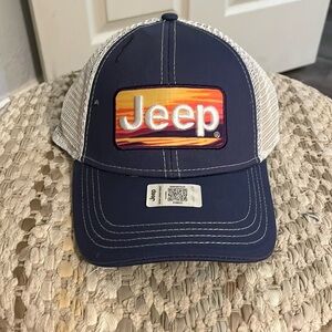 Jeep trucker snap back hat